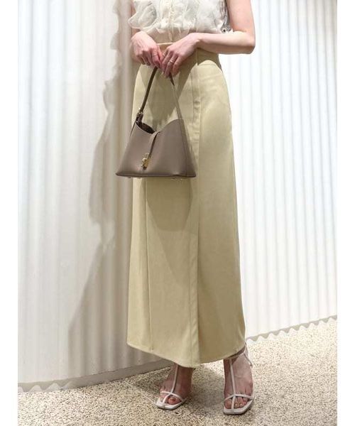 SNIDEL(スナイデル)の「シンプルタイトスカート(スカート・レディース・オフホワイト/ブラック/ブラウン/イエロー・0/1)」の8枚目の写真