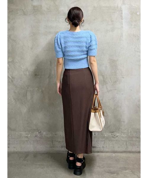 SNIDEL(スナイデル)の「シンプルタイトスカート(スカート・レディース・オフホワイト/ブラック/ブラウン/イエロー・0/1)」の11枚目の写真