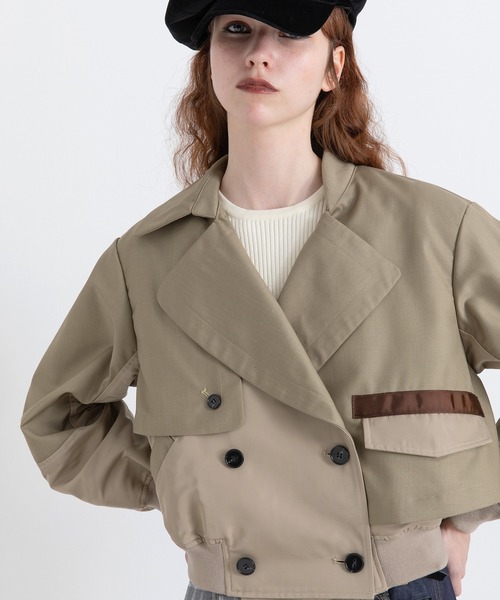 トレンチMA-1（ミリタリージャケット）｜AULA AILA（アウラアイラ）の