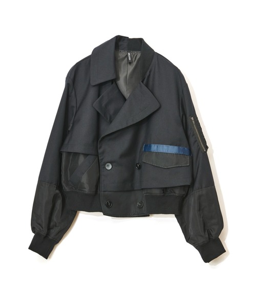 アウラアイラジャケット一日値下げ トレンチMA-1（ミリタリージャケット）｜AULA AILA（アウラアイラ）の