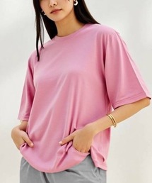 MRU/エムアールユー 柔らかく素肌に着て心地よい「オーガニックコットン」を使用した 無地Tシャツ