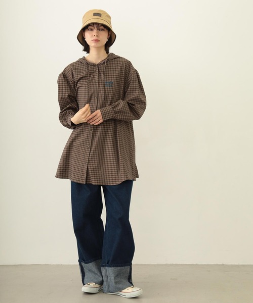 MILKFED.（ミルクフェド）の「VOLUME SLEEVE HOODED BLOUSE（シャツ/ブラウス・レディース・ブラック/ブラウン/ベージュ・ONE SIZE）」の7枚目の写真