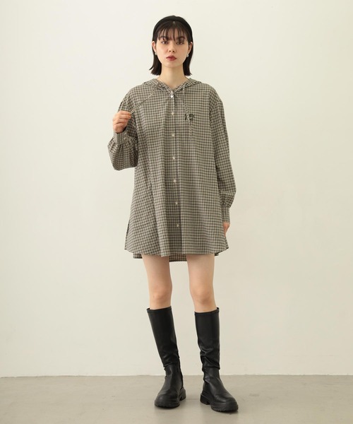 MILKFED.（ミルクフェド）の「VOLUME SLEEVE HOODED BLOUSE（シャツ/ブラウス・レディース・ブラック/ブラウン/ベージュ・ONE SIZE）」の9枚目の写真