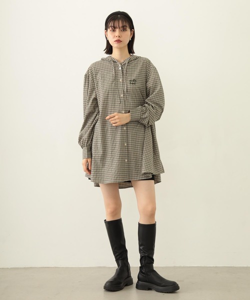 MILKFED.（ミルクフェド）の「VOLUME SLEEVE HOODED BLOUSE（シャツ/ブラウス・レディース・ブラック/ブラウン/ベージュ・ONE SIZE）」の11枚目の写真