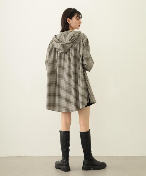 MILKFED.（ミルクフェド）の「VOLUME SLEEVE HOODED BLOUSE（シャツ/ブラウス・レディース・ブラック/ブラウン/ベージュ・ONE SIZE）」の14枚目の写真