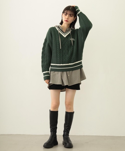 MILKFED.（ミルクフェド）の「VOLUME SLEEVE HOODED BLOUSE（シャツ/ブラウス・レディース・ブラック/ブラウン/ベージュ・ONE SIZE）」の21枚目の写真