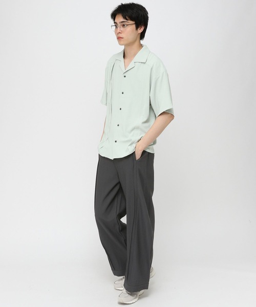 3.3 Field Trip （3.3フィールドトリップ）の「3.3 Field Trip／センタープリーツスラックス（スラックス・メンズ・グレー/ブラック・MEDIUM/LARGE）」の5枚目の写真