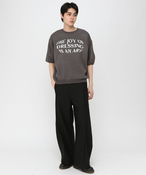 3.3 Field Trip （3.3フィールドトリップ）の「3.3 Field Trip／センタープリーツスラックス（スラックス・メンズ・グレー/ブラック・MEDIUM/LARGE）」の8枚目の写真