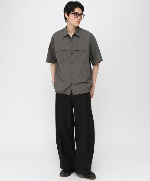 3.3 Field Trip （3.3フィールドトリップ）の「3.3 Field Trip／センタープリーツスラックス（スラックス・メンズ・グレー/ブラック・MEDIUM/LARGE）」の10枚目の写真