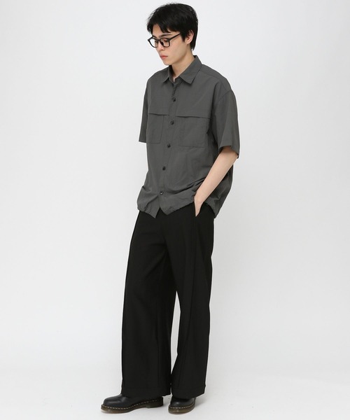 3.3 Field Trip （3.3フィールドトリップ）の「3.3 Field Trip／センタープリーツスラックス（スラックス・メンズ・グレー/ブラック・MEDIUM/LARGE）」の11枚目の写真