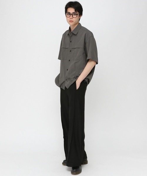 3.3 Field Trip （3.3フィールドトリップ）の「3.3 Field Trip／センタープリーツスラックス（スラックス・メンズ・グレー/ブラック・MEDIUM/LARGE）」の12枚目の写真