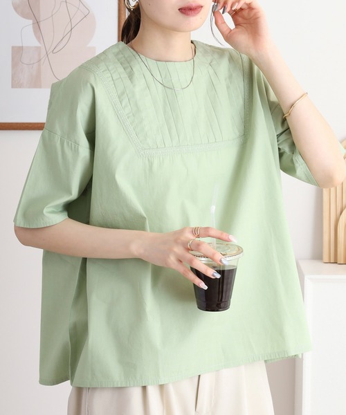 ブラウス シャツ EMAGO レース風刺繍ブラウス レディース 楽天市場】レース風刺繍ブラウス emago ナチュラル カジュアル