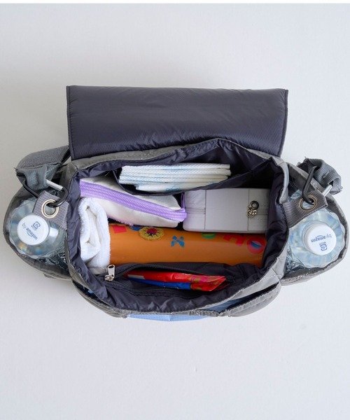 SweetMommy(スウィートマミー)の「2way ベビーカー バッグ 強撥水ナイロン(ベビーカー/ベビーカー用品・キッズ・ブラック/グレイッシュベージュ/グレー・FREE)」の21枚目の写真