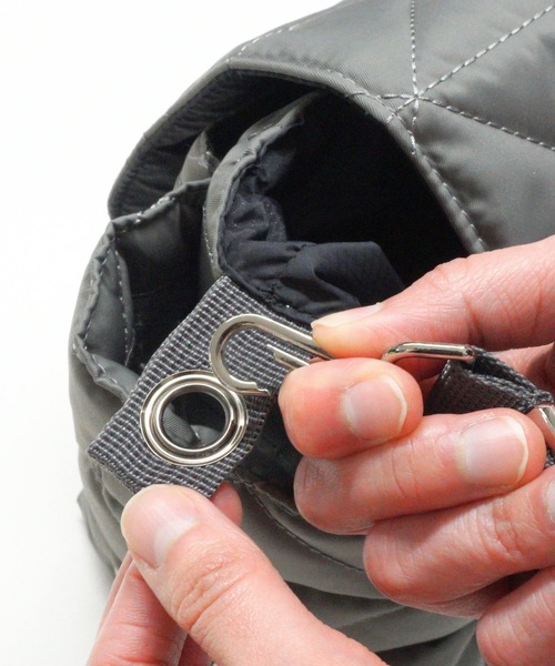 SweetMommy(スウィートマミー)の「2way ベビーカー バッグ 強撥水ナイロン(ベビーカー/ベビーカー用品・キッズ・ブラック/グレイッシュベージュ/グレー・FREE)」の18枚目の写真