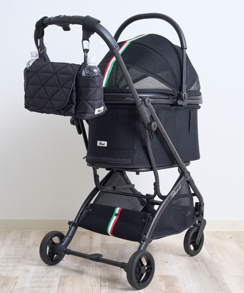 SweetMommy(スウィートマミー)の「2way ベビーカー バッグ 強撥水ナイロン(ベビーカー/ベビーカー用品・キッズ・ブラック/グレイッシュベージュ/グレー・FREE)」の6枚目の写真