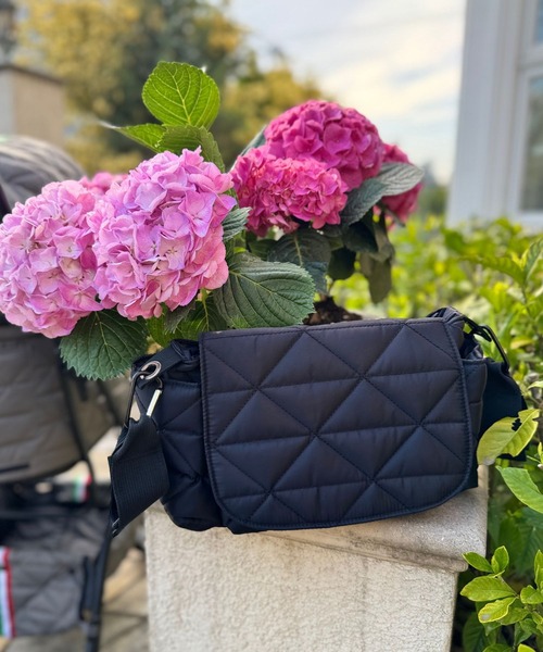 SweetMommy(スウィートマミー)の「2way ベビーカー バッグ 強撥水ナイロン(ベビーカー/ベビーカー用品・キッズ・ブラック/グレイッシュベージュ/グレー・FREE)」の8枚目の写真