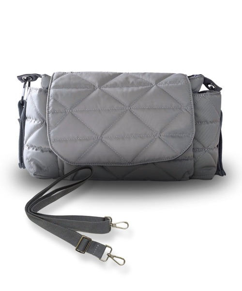 SweetMommy(スウィートマミー)の「2way ベビーカー バッグ 強撥水ナイロン(ベビーカー/ベビーカー用品・キッズ・ブラック/グレイッシュベージュ/グレー・FREE)」の14枚目の写真