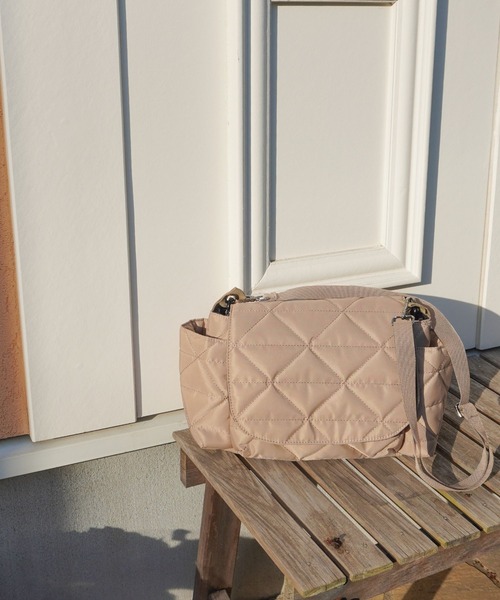 SweetMommy(スウィートマミー)の「2way ベビーカー バッグ 強撥水ナイロン(ベビーカー/ベビーカー用品・キッズ・ブラック/グレイッシュベージュ/グレー・FREE)」の10枚目の写真