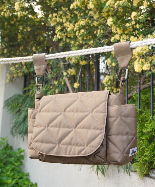 SweetMommy(スウィートマミー)の「2way ベビーカー バッグ 強撥水ナイロン(ベビーカー/ベビーカー用品・キッズ・ブラック/グレイッシュベージュ/グレー・FREE)」の9枚目の写真