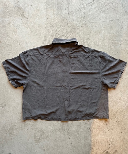 MandO（Auntie Rosa）（エムオー）の「【MandO】ヴィンテージ加工ドッグロゴステッチシャツ（シャツ/ブラウス・メンズ・ブラック/チャコール/ブラウン・LARGE/MEDIUM）」の17枚目の写真