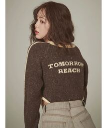 CALNAMUR | バックロゴジャガードユニフォームボディスーツ(ニット/セーター)