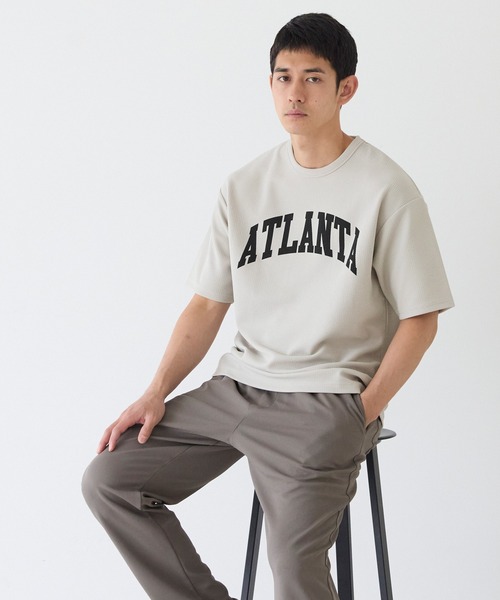 coca(coca)(コカ)の「エンボスプリントTシャツ(Tシャツ/カットソー・メンズ・ブラック/ライトグレー・XL/M/L)」の8枚目の写真