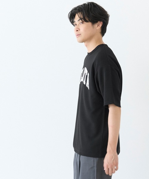 coca(coca)(コカ)の「エンボスプリントTシャツ(Tシャツ/カットソー・メンズ・ブラック/ライトグレー・XL/M/L)」の12枚目の写真
