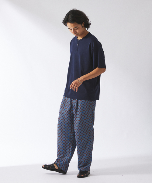 JOURNAL STANDARD relume（ジャーナルスタンダード　レリューム）の「50/-ポンチ 汗ジミ防止 ヘンリーネックT（Tシャツ/カットソー・メンズ・ブラック系その他/ライトグレー/ホワイト/ネイビー・SMALL/MEDIUM/LARGE）」の21枚目の写真