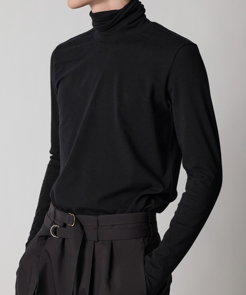 セール】ORGANIC COTTON SPANDEX TTL NECK（Tシャツ/カットソー
