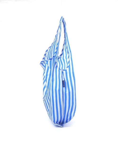 BAGGU(バグー)の「【BAGGU(バグゥ)】STANDARD25ストライプ(トートバッグ・レディース・ピンク/ブルー・0)」の3枚目の写真