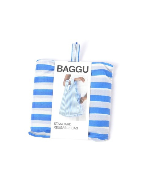 BAGGU(バグー)の「【BAGGU(バグゥ)】STANDARD25ストライプ(トートバッグ・レディース・ピンク/ブルー・0)」の14枚目の写真
