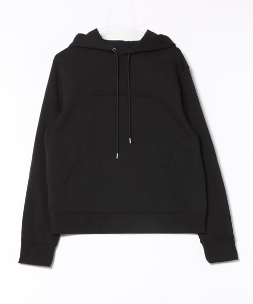 Michael Kors☆エンボス ロゴ コットン フーディ エンボス ロゴ コットンブレンド フーディ(パーカー)|MICHAEL