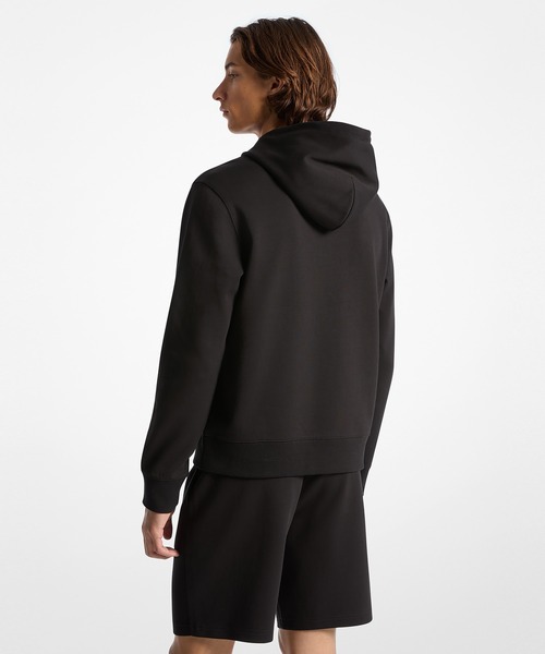 MICHAEL KORS(マイケルコース)の「エンボス ロゴ コットンブレンド フーディ(パーカー・メンズ・ブラック・M/L/XL/S)」の2枚目の写真