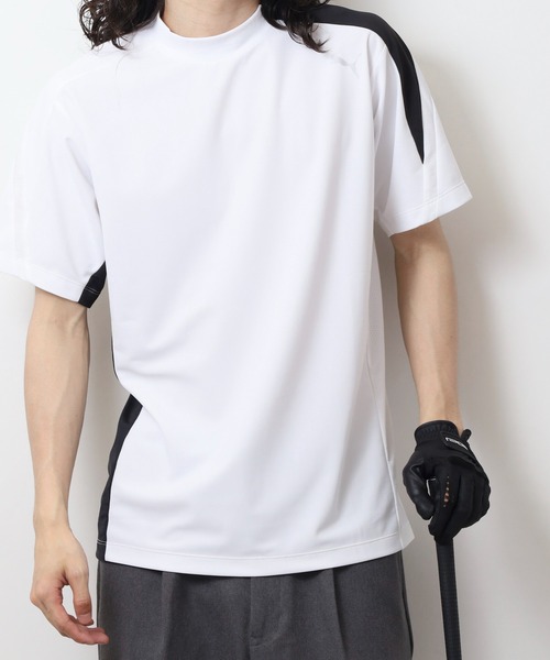 プーマ ゴルフ ストレッチ モックネック 半袖 シャツ カットソー ウェア M PUMA tシャツ プーマ メンズ ゴルフ ストレッチ スムース