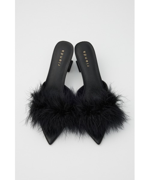 rienda（リエンダ）の「レディーフェザーミュール（サンダル・レディース・ブラウン/ブラック・SMALL/MEDIUM/LARGE）」の10枚目の写真