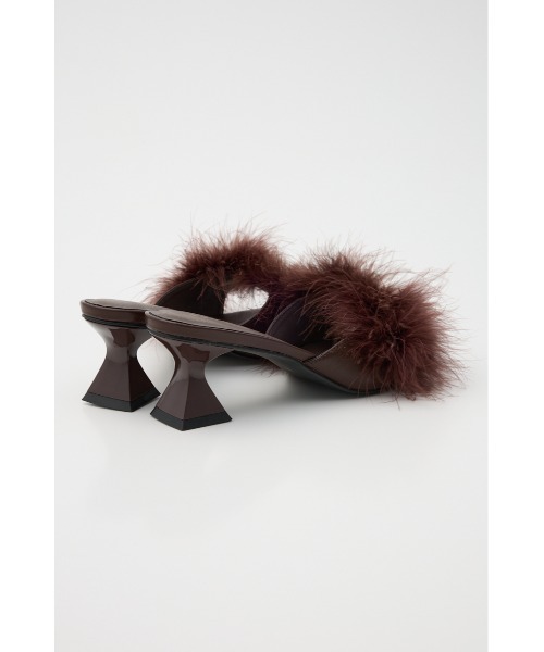 rienda（リエンダ）の「レディーフェザーミュール（サンダル・レディース・ブラウン/ブラック・SMALL/MEDIUM/LARGE）」の5枚目の写真