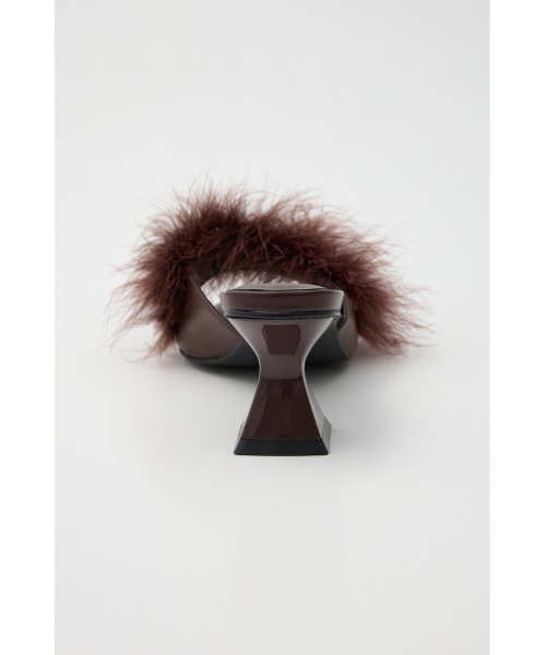 rienda（リエンダ）の「レディーフェザーミュール（サンダル・レディース・ブラウン/ブラック・SMALL/MEDIUM/LARGE）」の7枚目の写真