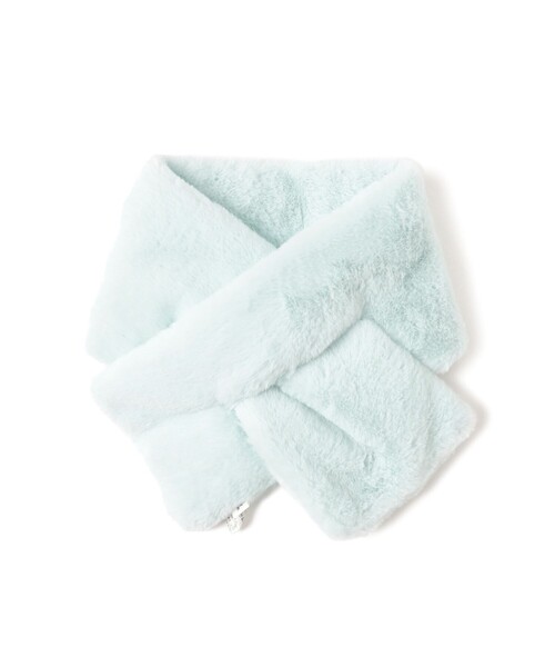 Ray BEAMS(レイビームス)の「フェイクファー ティペット(マフラー・レディース・その他/サックスブルー/ブラック/イエロー・ONE SIZE)」の10枚目の写真