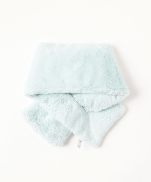 Ray BEAMS(レイビームス)の「フェイクファー ティペット(マフラー・レディース・その他/サックスブルー/ブラック/イエロー・ONE SIZE)」の11枚目の写真