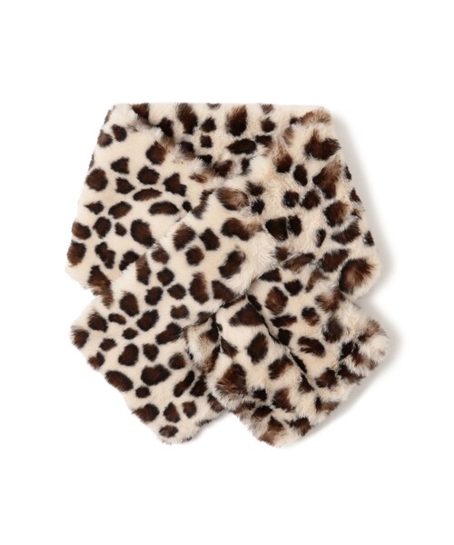 Ray BEAMS(レイビームス)の「フェイクファー ティペット(マフラー・レディース・その他/サックスブルー/ブラック/イエロー・ONE SIZE)」の14枚目の写真