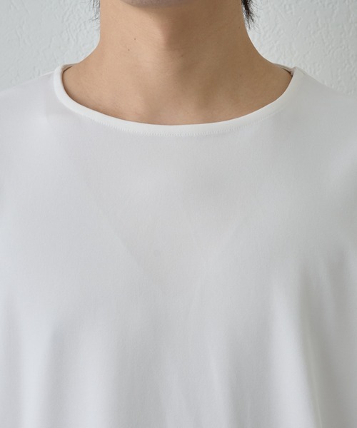 COLONY 2139(コロニートゥーワンスリーナイン)の「パウダリングポンチラウンドヘムTEE(Tシャツ/カットソー・メンズ・ブラック/ホワイト・MEDIUM/LARGE)」の21枚目の写真