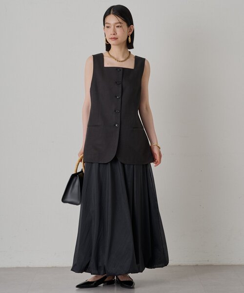 美品☆ラウンジドレスのスクエアニット LOUNGEDRESS（ラウンジドレス）の「スクエアニット（ニット