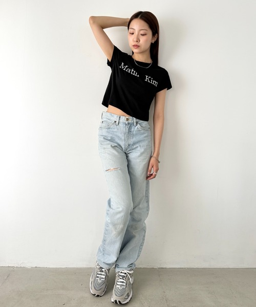 Tシャツ・カットソー Matin Kim BUBBLY GRAPHIC PRINTING TOP 5BJH1558 Tシャツ・カットソー Matin Kim BUBBLY GRAPHIC PRINTING TOP