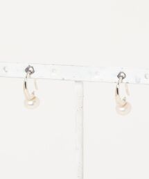 【金属アレルギー軽減】〈Silver925〉1粒パールフックピアス