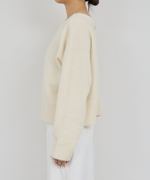 セール】【前後2WAY】ファーウールショートカーデ（ニット/セーター