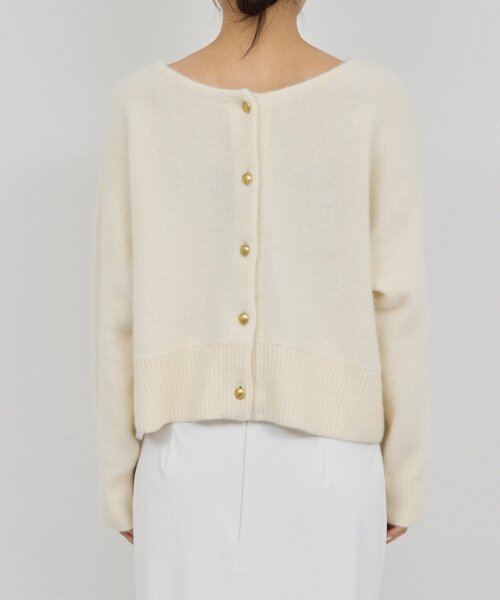 セール】【前後2WAY】ファーウールショートカーデ（ニット/セーター