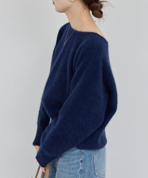 セール】【前後2WAY】ファーウールショートカーデ（ニット/セーター