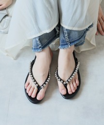 Ulysses（ユリシス）の「ゴールドビーズトングサンダル（サンダル）」