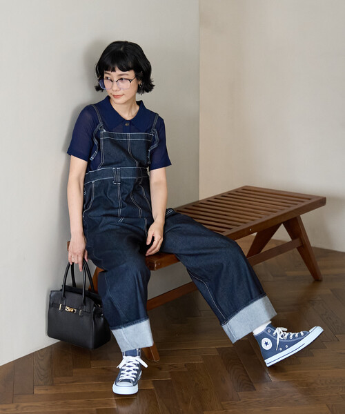 N*M様 something デニムサロペット 調整可能ストラップ N*M様 something デニムサロペット 調整可能ストラップ