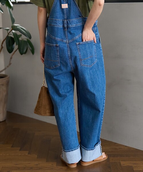 SOMETHING × FREAK’S STORE 別注デニムサロペット FREAK'S STORE サロペット オーバーオール SOMETHING × STORE